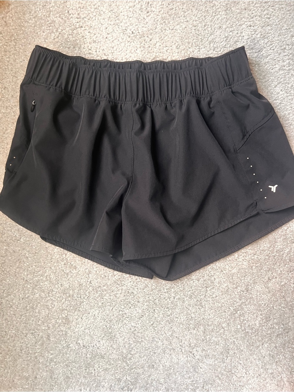 2 Pairs Old Navy Black Women's Athletic Shorts Black and Black Camo